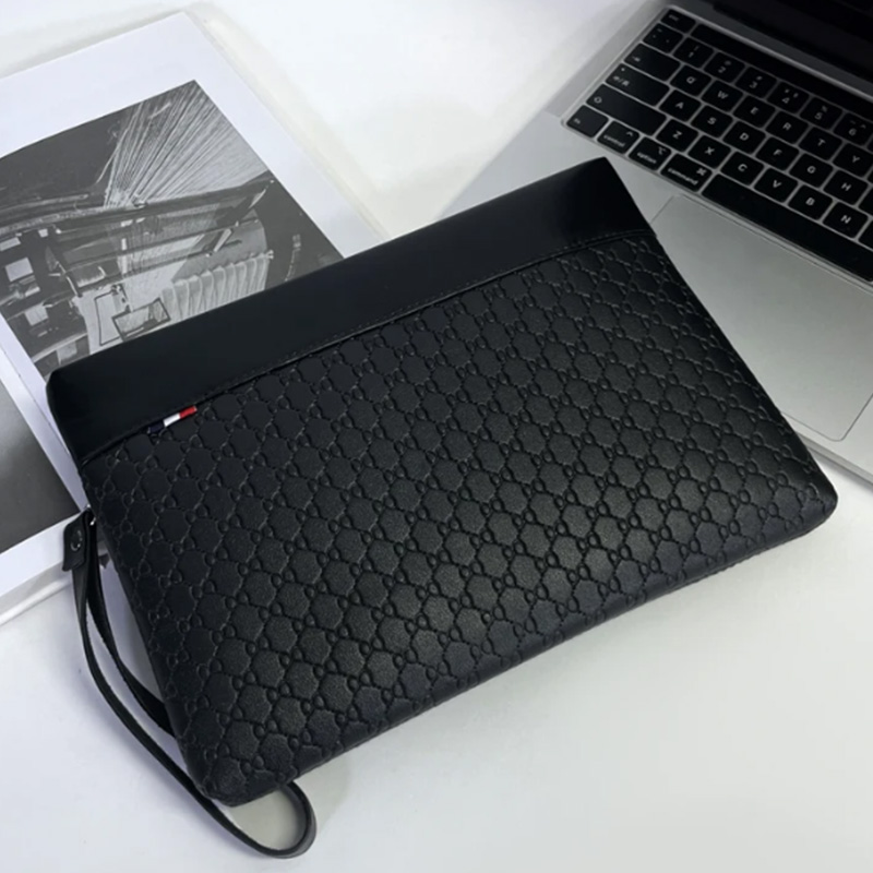 Leather Wallet Men - Sac d'affaires design en cuir pour