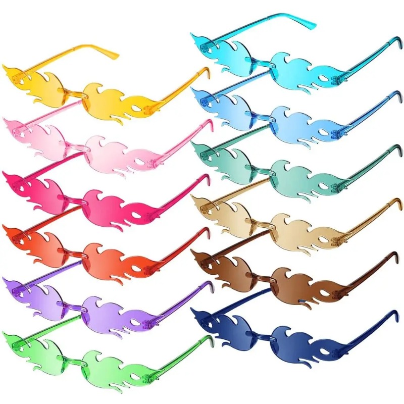 Designer Sunglasses - Lunettes de soleil Fire Flame pour
