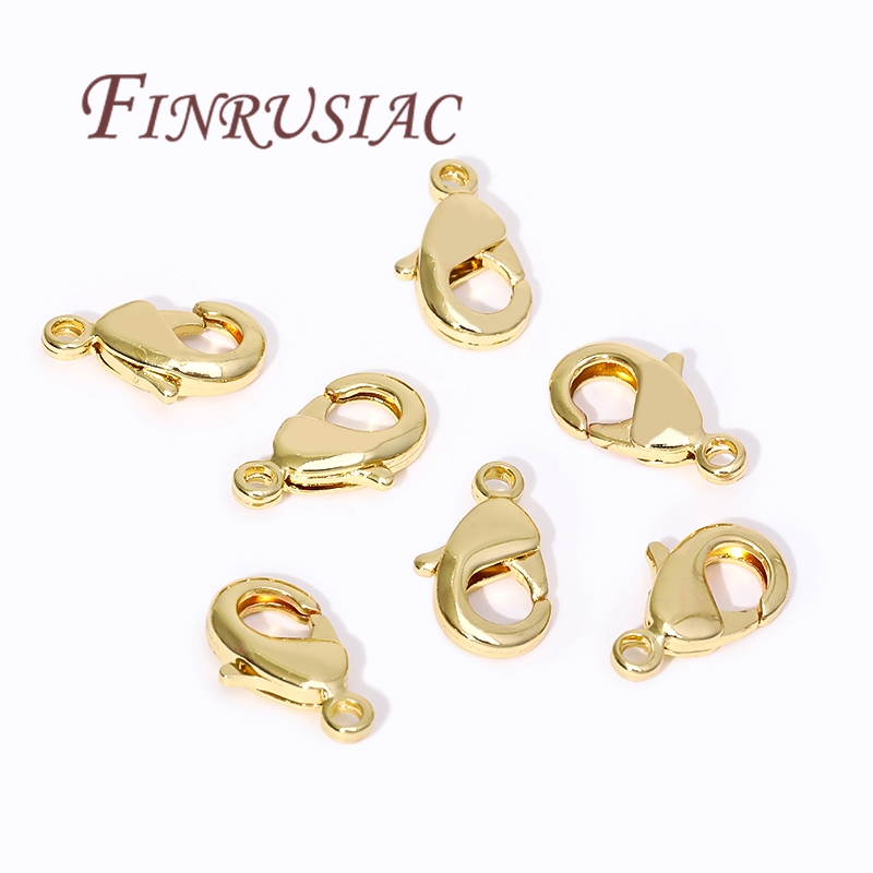 Gold Plated Jewelry - Fermoirs à ressort plaqués or 18