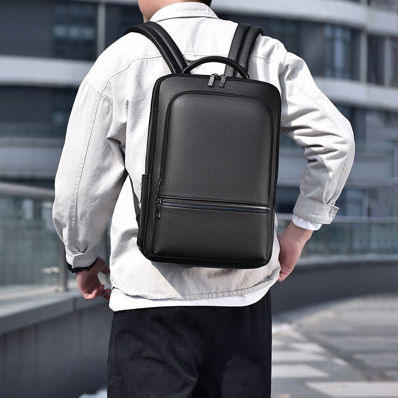 Leather Briefcase - Sac à dos en cuir PU