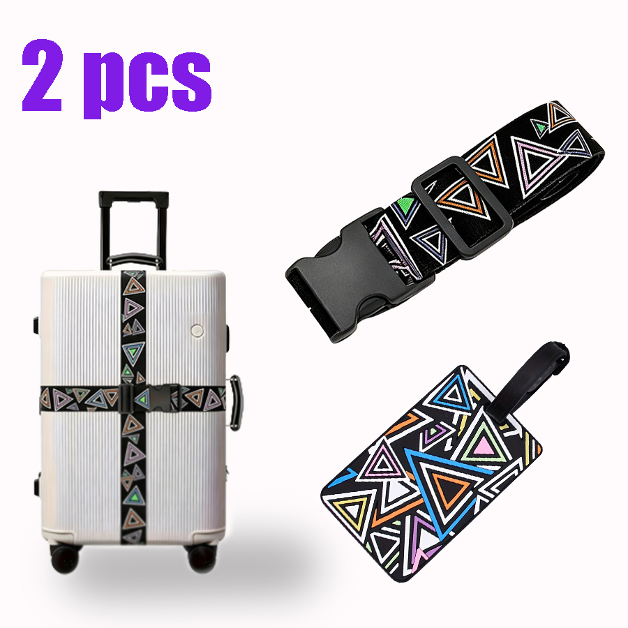 Travel Luggage Set - Ensemble de 2 sangles de bagage