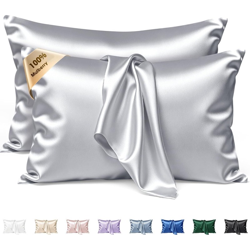 Silk Pillowcase - 2 taies d'oreiller en soie de