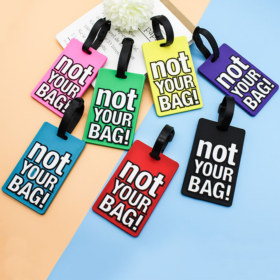 Travel Luggage Set - Étiquette de voyage portable en silicone,