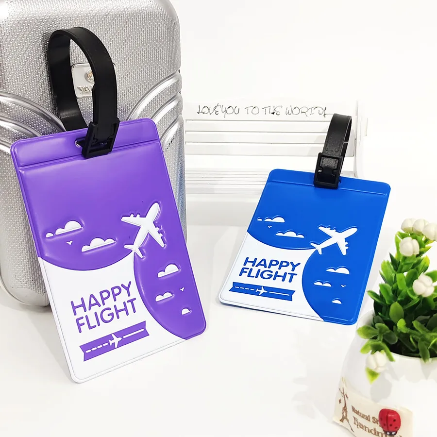 Travel Luggage Set - Lot de 2 étiquettes à bagages