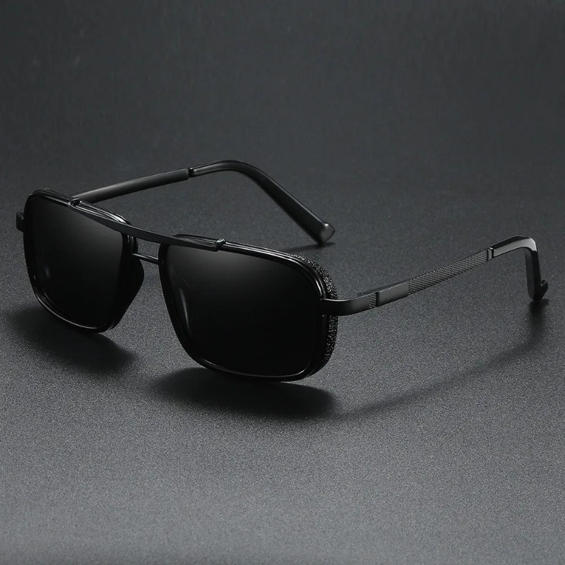 Sunglasses Uv400 - Lunettes de soleil rectangulaires de luxe