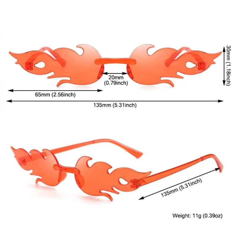 Lunettes de soleil Fire Flame  - Designer Sunglasses avis et prix