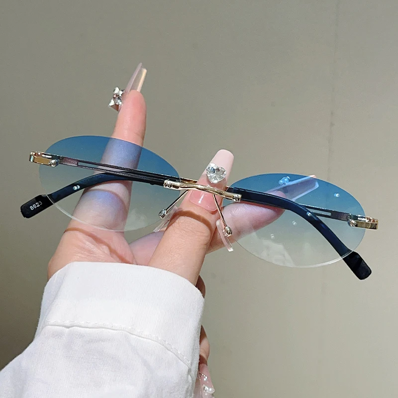 Lunettes de soleil ovales sans - Designer Sunglasses avis et prix