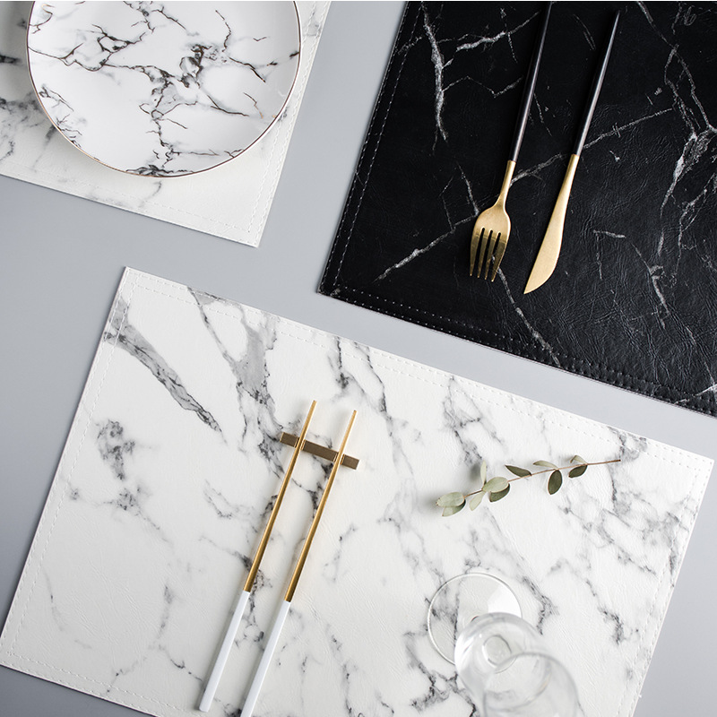 Coussin de vaisselle de luxe à - Marble Coaster Set avis et prix