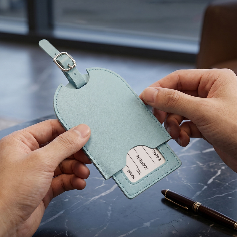 Étiquette de bagage en cuir PU - Travel Luggage Set avis et prix