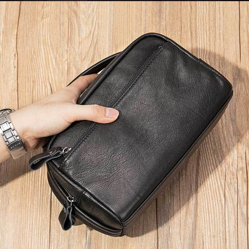 Luufan-Pochette en cuir vérita - Leather Wallet Men avis et prix