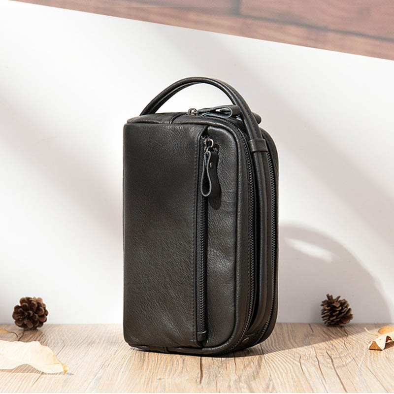 Luufan-Pochette en cuir vérita - Leather Wallet Men avis et prix