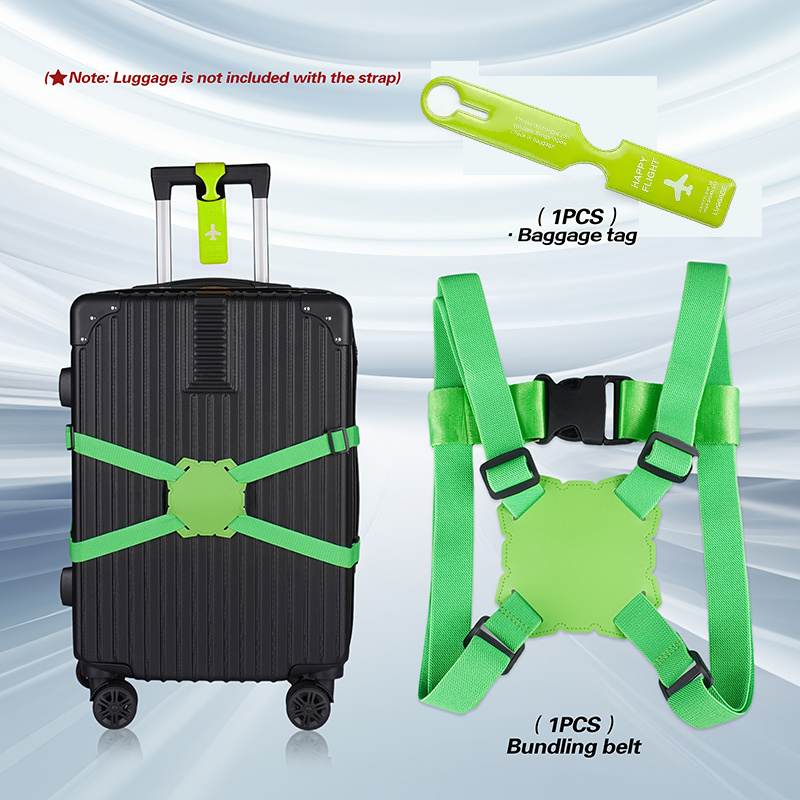 Ensemble de 2 sangles de bagag - Travel Luggage Set avis et prix