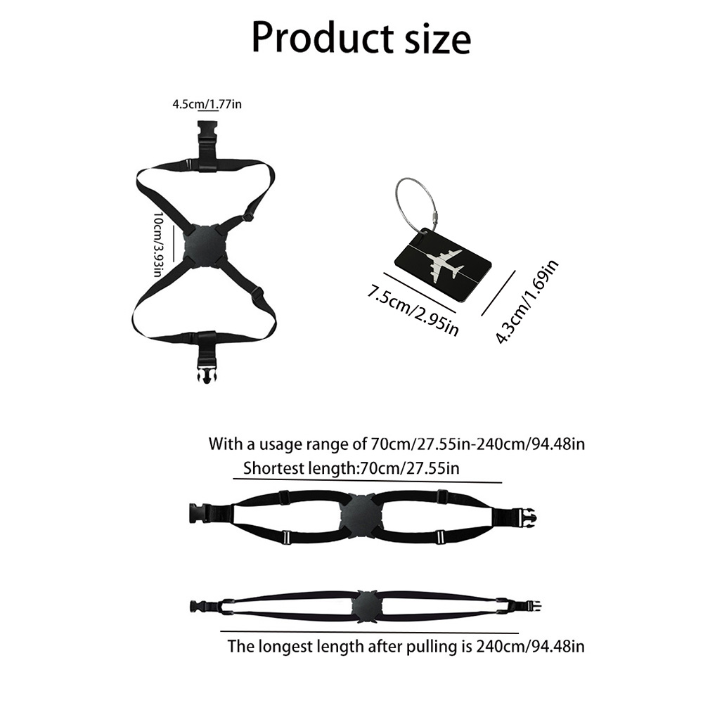 Ensemble de 2 étiquettes et sa - Travel Luggage Set avis et prix