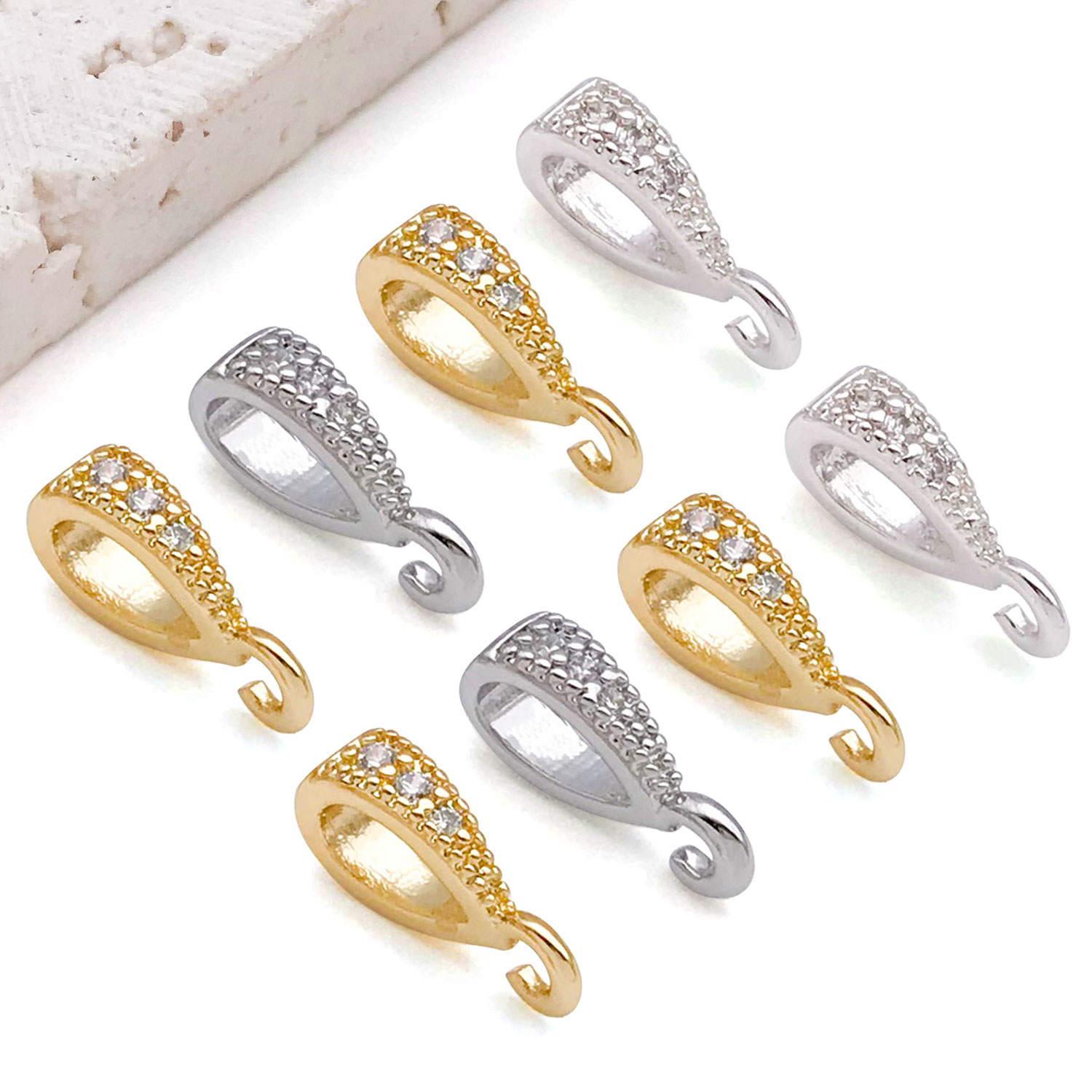 Connecteurs de boucle de grain - Gold Plated Jewelry avis et prix