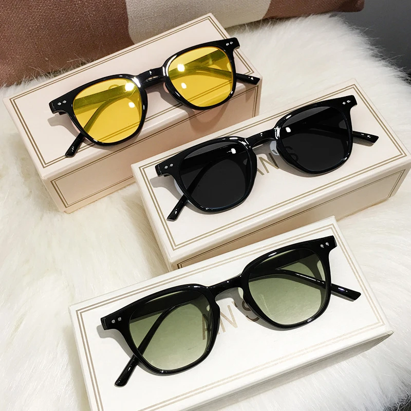 Lunettes de soleil carrées gri - Sunglasses Uv400 avis et prix