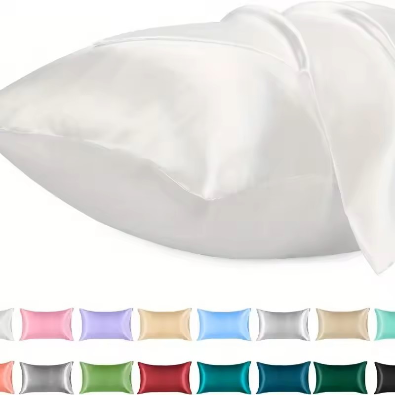 1 taie d'oreiller en satin pou - Silk Pillowcase avis et prix